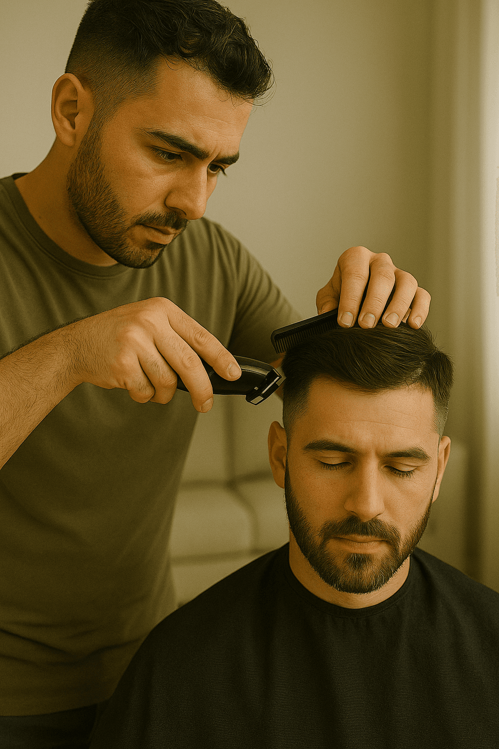 Professional eyelash service